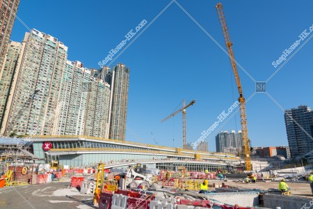 建設中的西九龍站 其之二