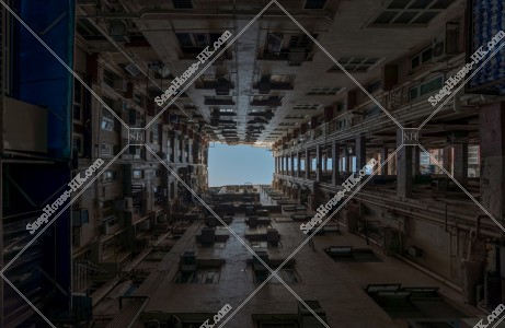 老建築和天空 其之一