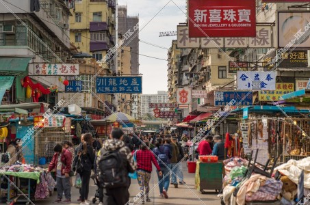 深水埗 桂林街的風景