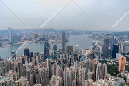 在山頂看到的香港風景 其之一