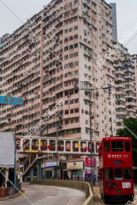 鰂魚涌 怪獣大廈和香港電車（叮叮） 其之一