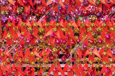 農曆新年的掛飾 祈福風車//賀年風車 其之二