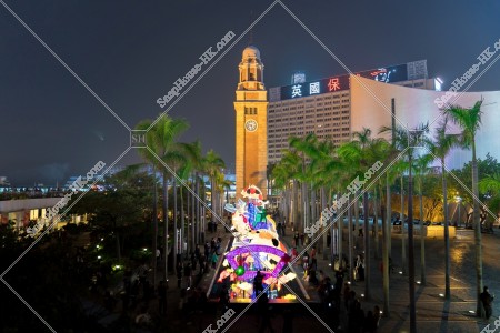 尖沙咀 鐘樓和農曆新年的賀歲燈飾 其之二