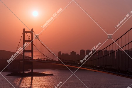 青馬大橋的日落景色 其之三