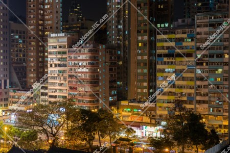 油麻地的夜景 其之一