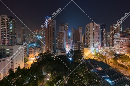 油麻地的夜景 其之一