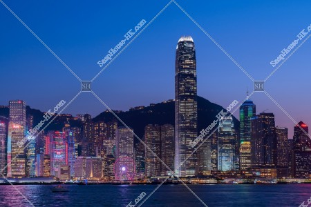 由尖沙咀望向中環之夜景 其之二