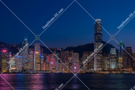 由尖沙咀望向中環之夜景 其之四