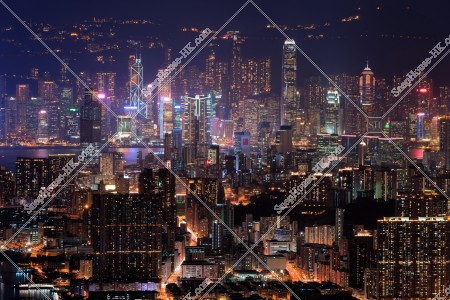 九龍半島和香港島的夜景 其之二