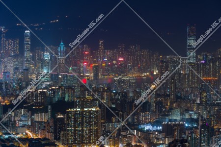 九龍半島和香港島的夜景 其之五