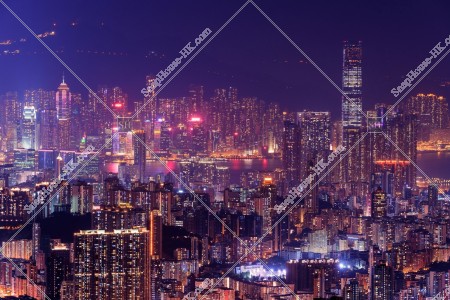 九龍半島和香港島的夜景 其之六