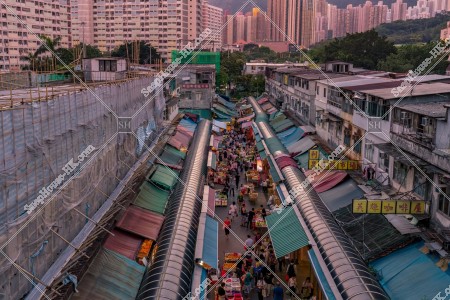 彩虹 街市的風景
