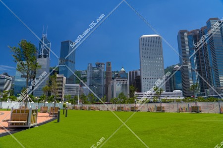 中環的高樓大廈的風景 其之二