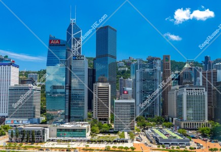 中環的高樓大廈的風景 其之三