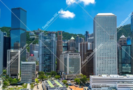 中環的高樓大廈的風景 其之四