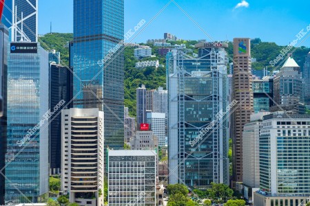 中環的高樓大廈的風景 其之五