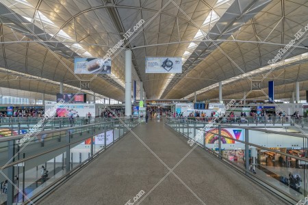 香港國際機場 一號客運大樓的様子 其之七
