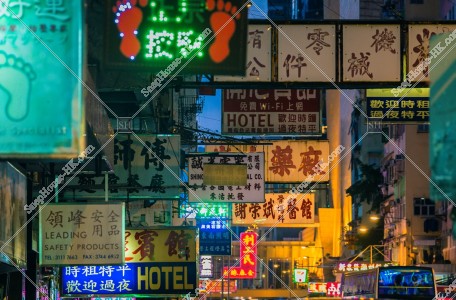 旺角 招牌夜景 其之三