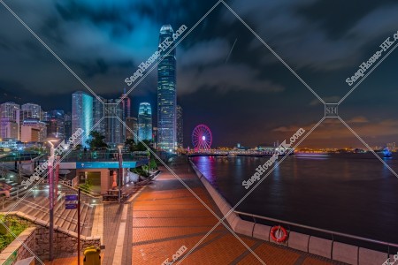 中環 高樓大廈的夜景 其之二