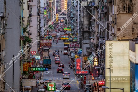 旺角 上海街的街景