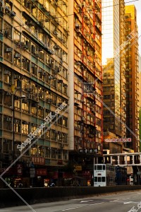 北角 黃昏的街景和香港電車(叮叮)(叮叮) 其之一