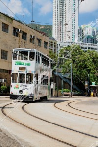 通過筲箕灣的香港電車(叮叮) 其之二