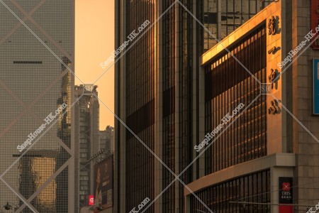 黃昏的金鐘景色