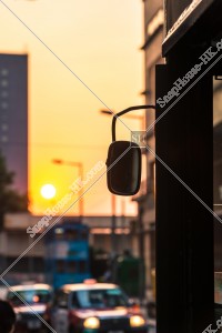 日落景色和香港電車（叮叮） 其之一