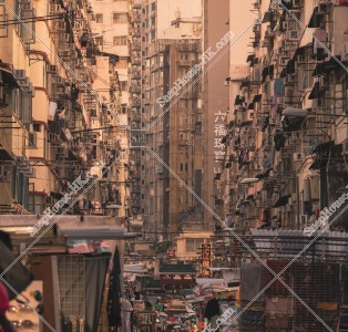 佐敦 黃昏時的廟街夜市景色 其之二