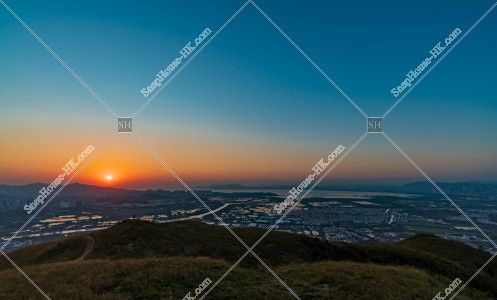 雞公嶺和元朗的郊區黃昏景色 其之四