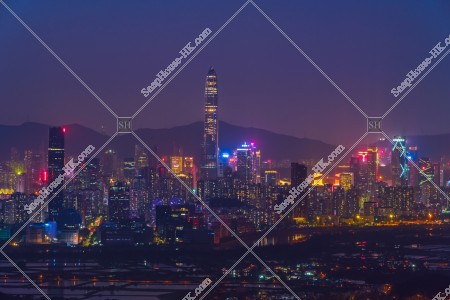 元朗的郊區和深圳夜景 其之二