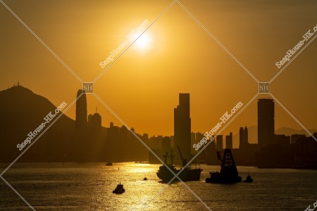 九龍半島和中環的日落景色 其之二