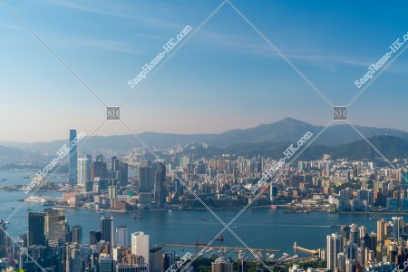 九龍半島的天際線景色