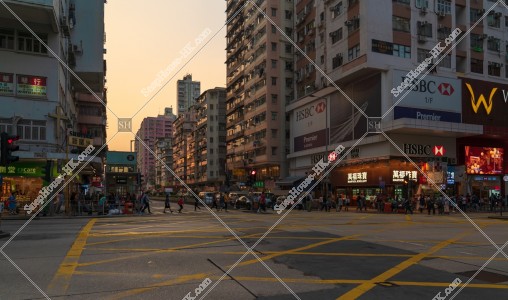 黃昏時的油麻地街景 其之三