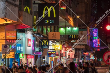 晚上的荃灣街景 其之四