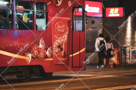 灣仔 晚上的香港電車（叮叮） 其之六