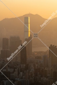 黃昏時的九龍城市景觀 其之九