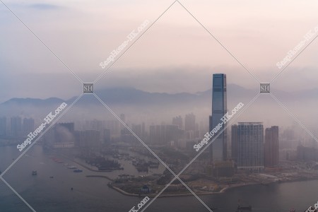 在山頂看到的西九龍和雲海 其之三