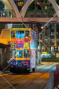 銅鑼灣 晚上的香港電車（叮叮） 其之三