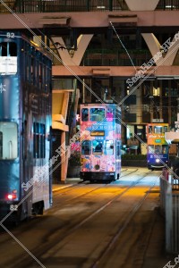 銅鑼灣 晚上的香港電車（叮叮） 其之五