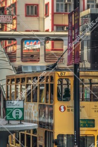 北角 街景和香港電車(叮叮) 其之四
