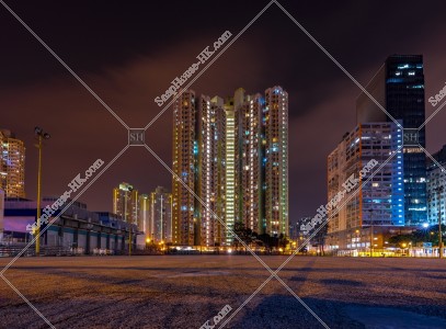 晚上的新蒲崗的街景 其之一
